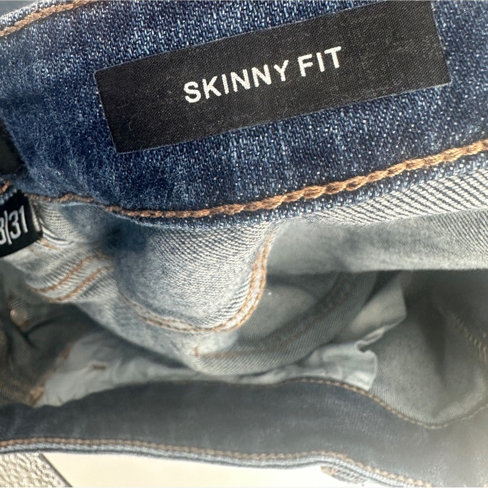 Judy Blue Skinny Jeans Womens 13/31 Blue Distressed Skinny Fit Modern JB88177 - Picture 8 of 9